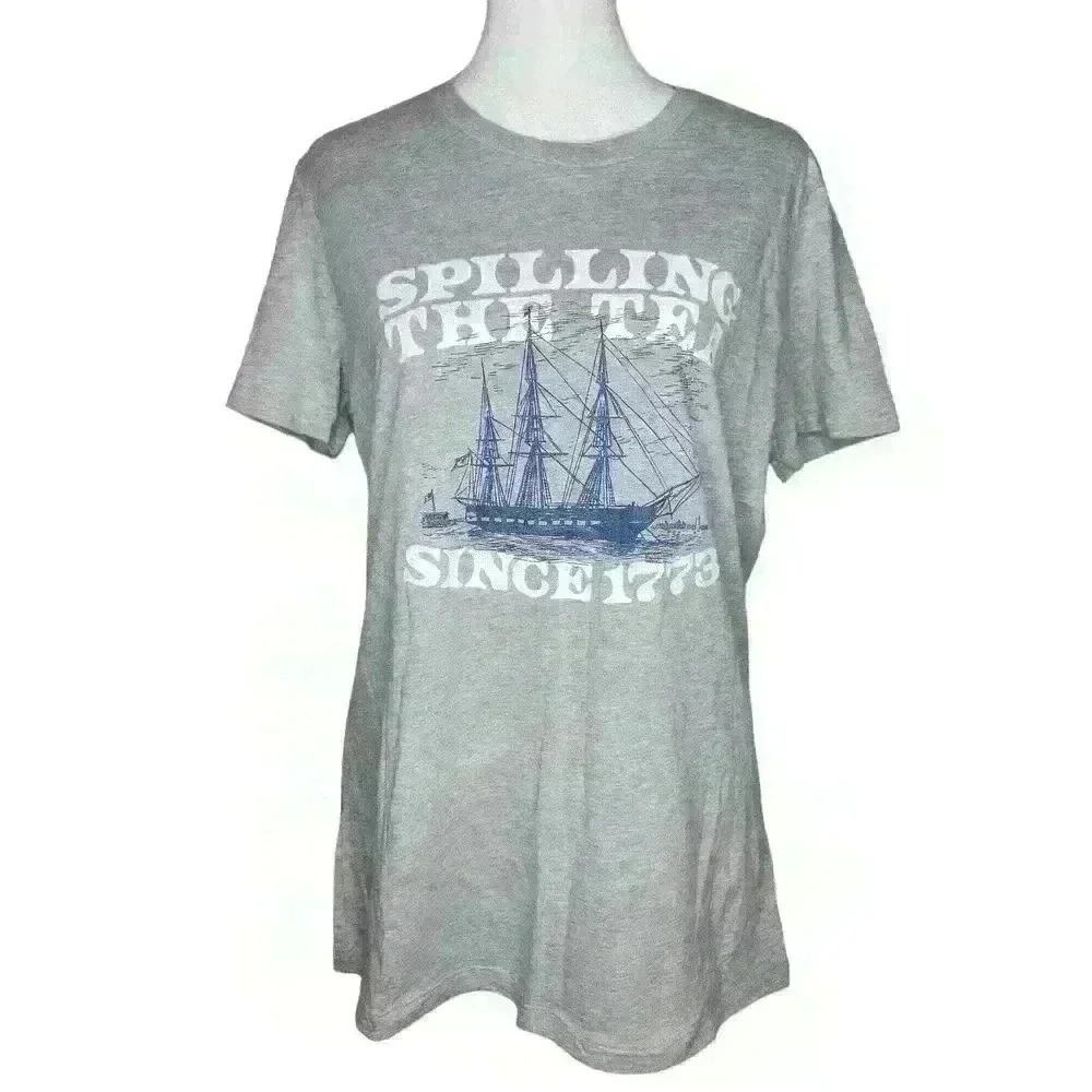 Boston Tea Party unisex t-shirt freedom 4th of July size XL